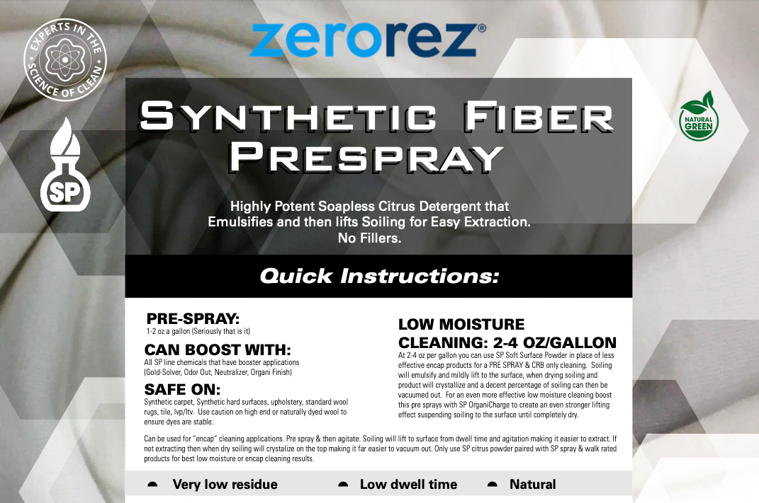 Synthetic Fiber Prespray