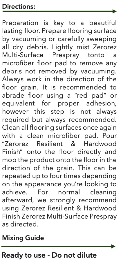 Resilient & Hardwood Finish