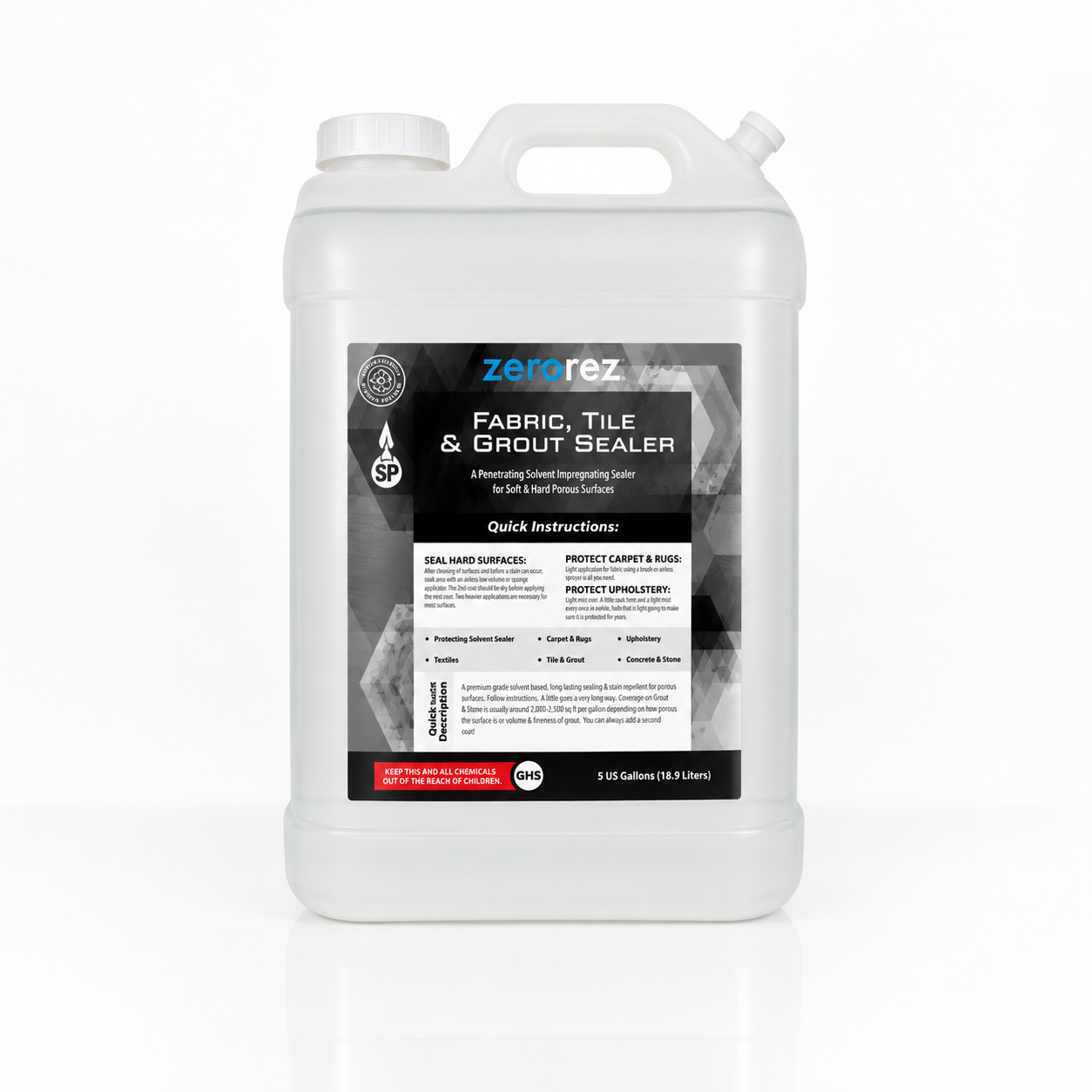 Fabric, Tile & Grout Sealer