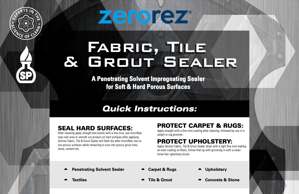 Fabric, Tile & Grout Sealer